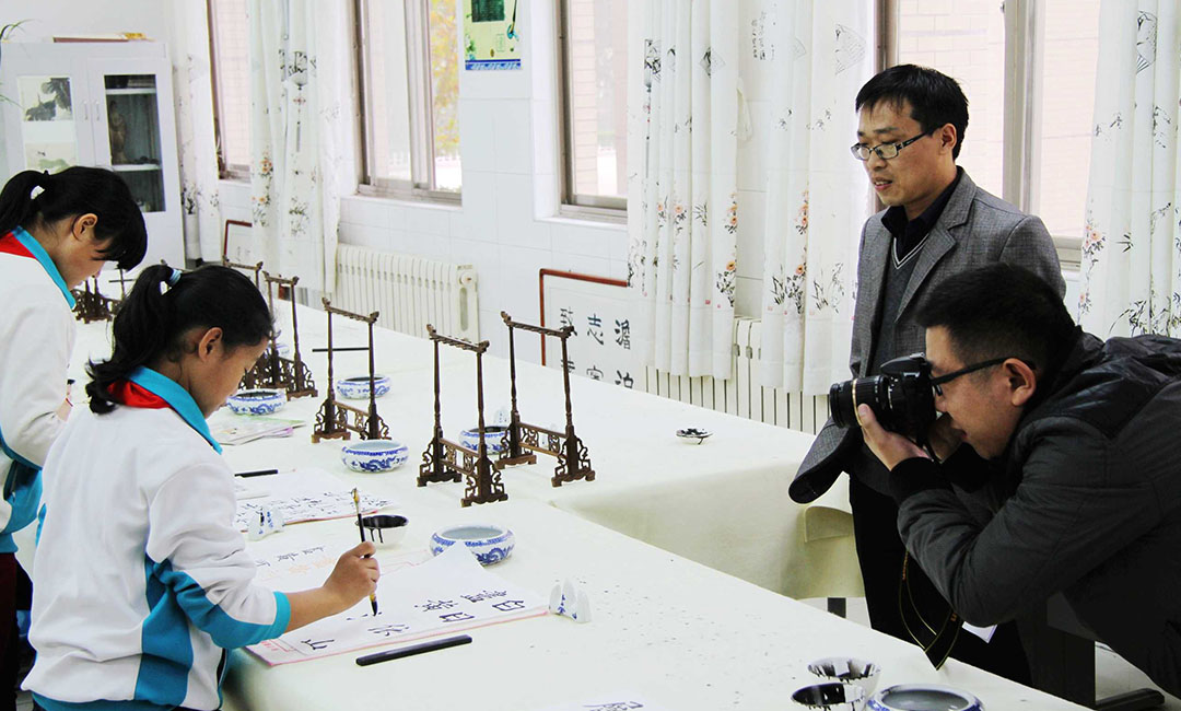 河东河东常州书法教育微网站开发案例